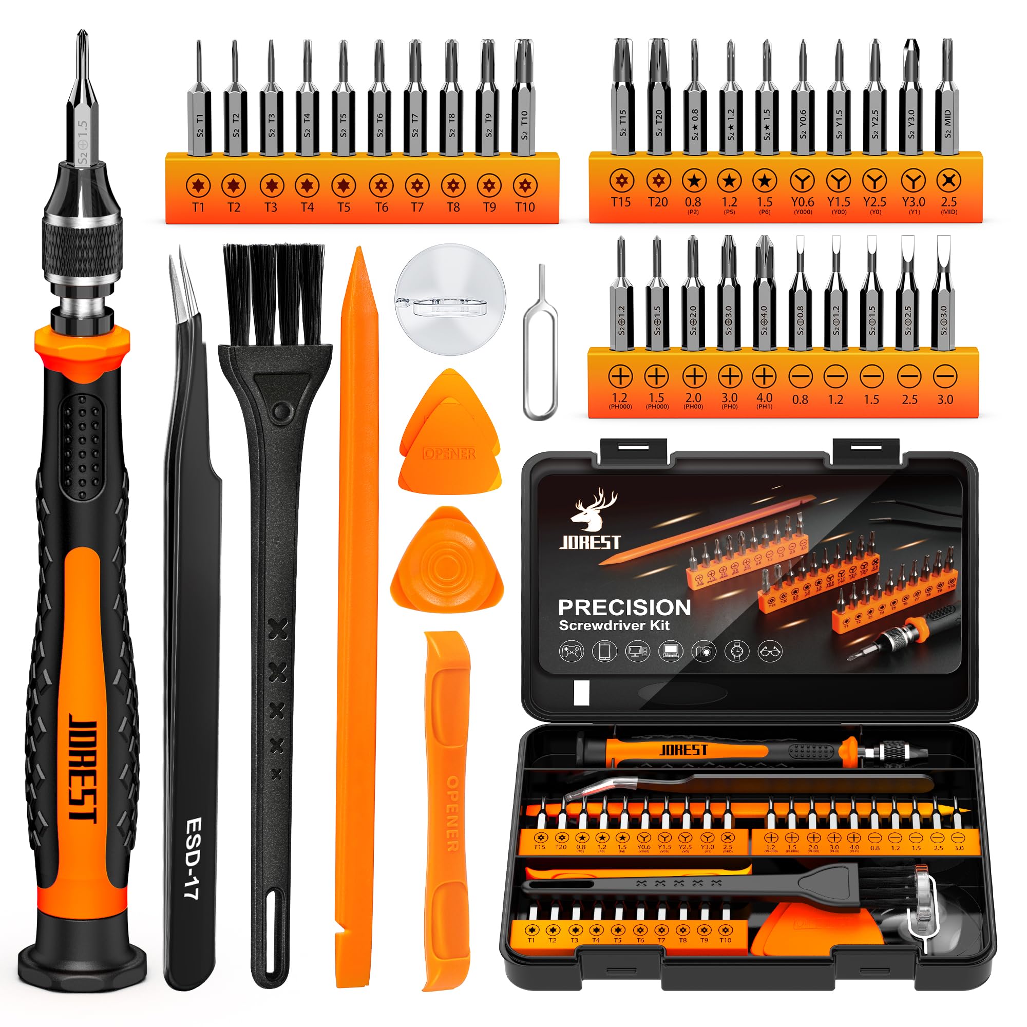 トム　レジ2台セット　TSP650II　金庫　ドロアー Amazon.com: JOREST 40Pcs Small Precision Screwdriver Set (S2 Steel